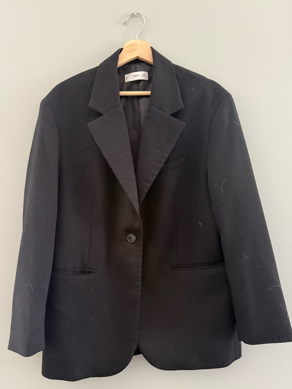 Mango Black Oversized Blazer -XL